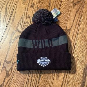 Unisex Minnesota wild beanie with pompom